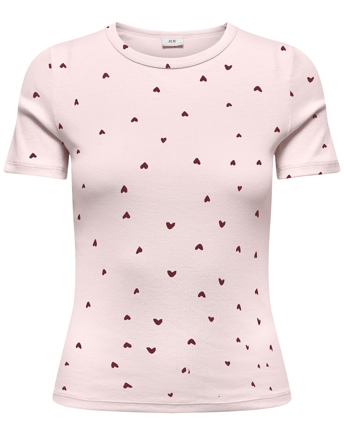 JDY - JDYLucky O-Neck T-Shirt - Pink Dogwood