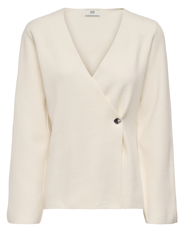 JDY - JDYPrime Life V-Neck Cardigan - Whitecap Gray