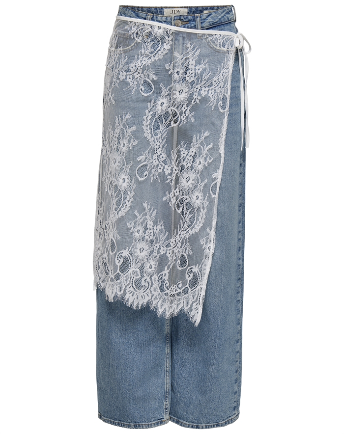 JDY - JDYWinnie Lace Tørklæde - White