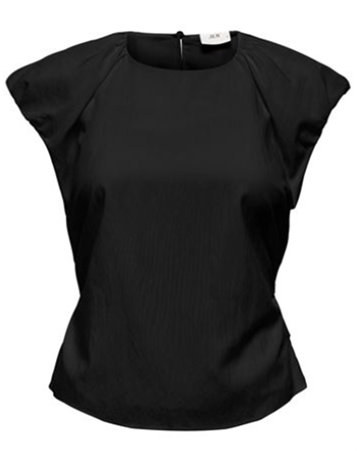 JDY - JDYTina Fitted Open Back Top - Black