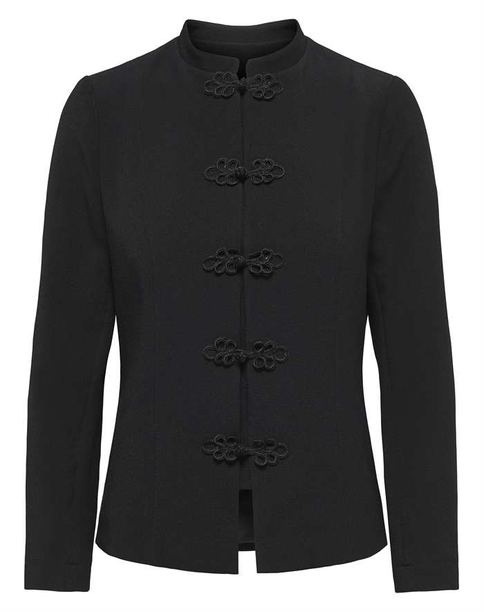 JDY - JDYDusin Mandarin Detail Blazer - Black