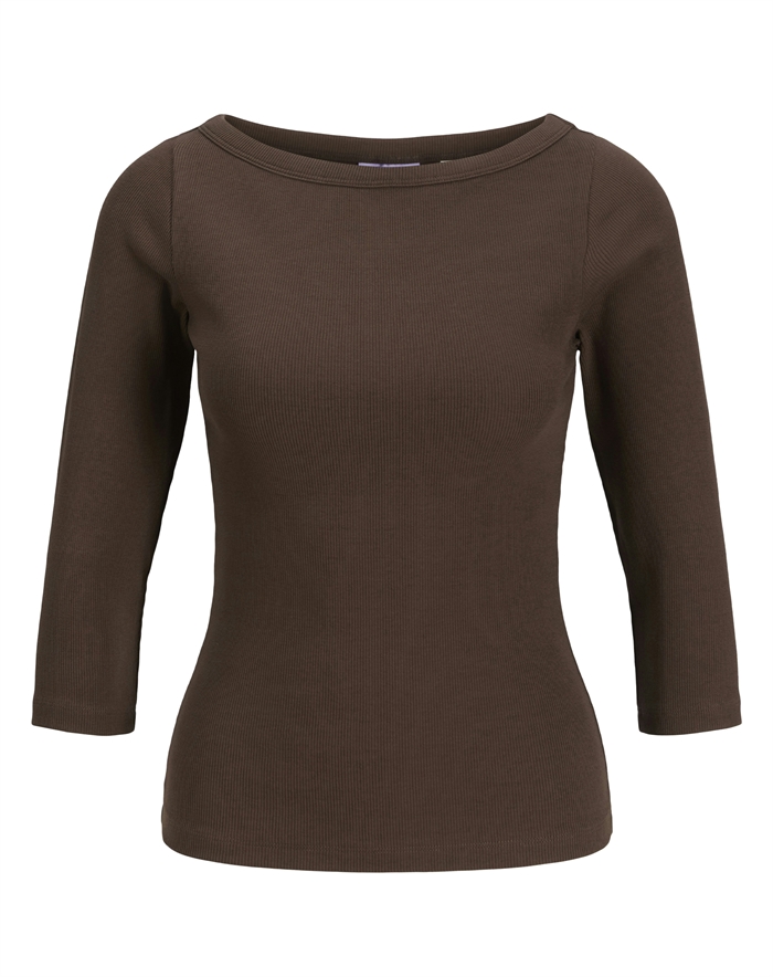 JJXX - JXFifi 3/4 Boatneck Bluse - Bracken
