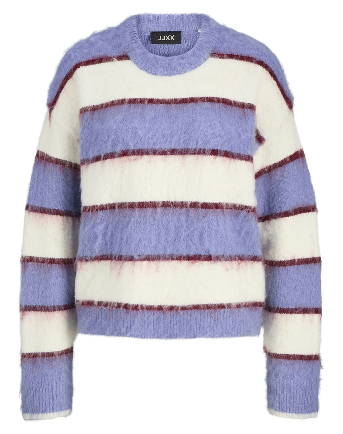 JJXX - JXCalista Crew Neck Strik - Blue Ice/Vanilla