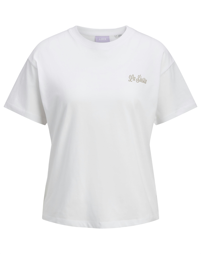 JJXX - JXGia Print T-Shirt - Bright White