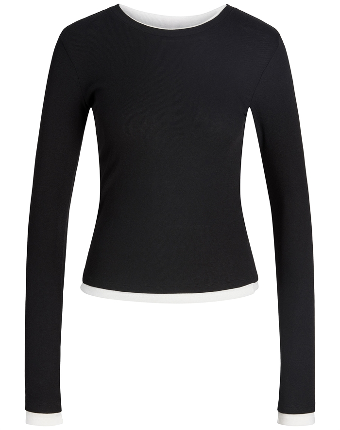 JJXX - JXHenna Contrast Tee - Black