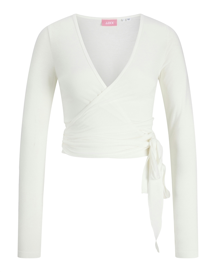 JJXX - JXLuna Wrap LS Cardigan - Cloud Dancer 