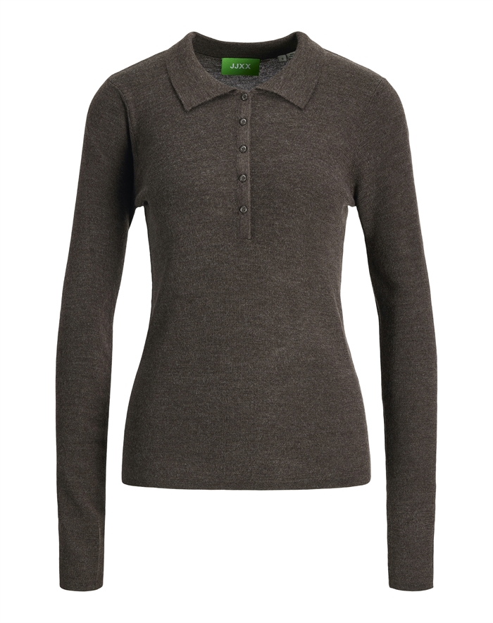 JJXX - JXWren Wool Blend Polo - Bracken