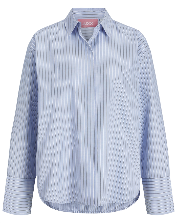 JJXX - JXCaro Poplin Skjorte - Skyway/Blanc De Blue