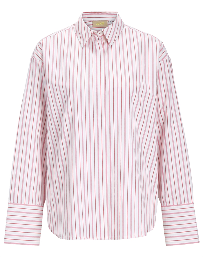 JJXX - JXCaro Poplin Skjorte - Morning Giory/Striped