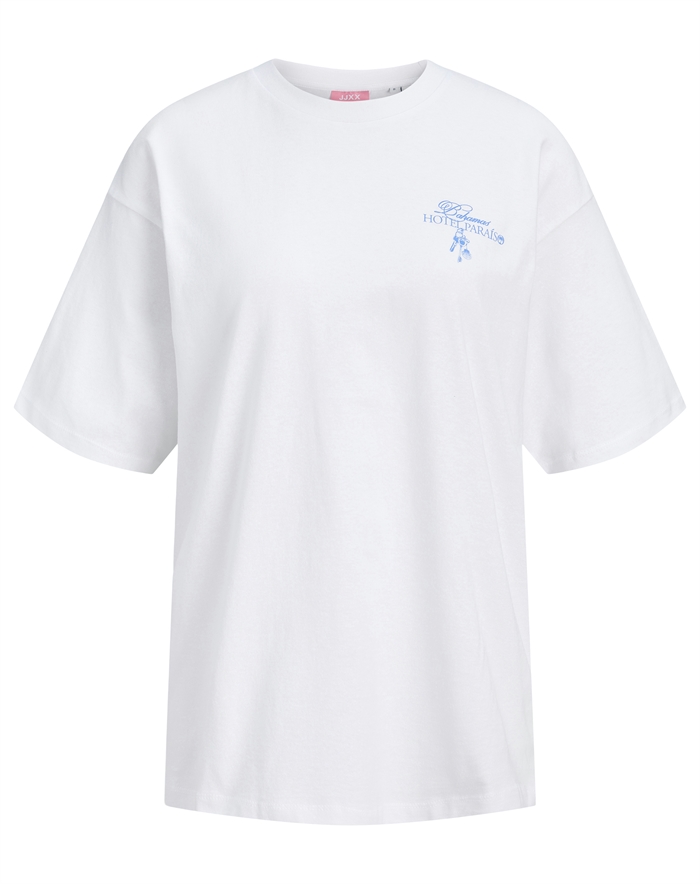 JJXX - JXMillow Loose T-shirt - Bright White/Lets Make