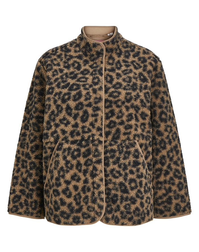 JJXX - JXVera Teddy Jakke - Cornstalk/ Leopard