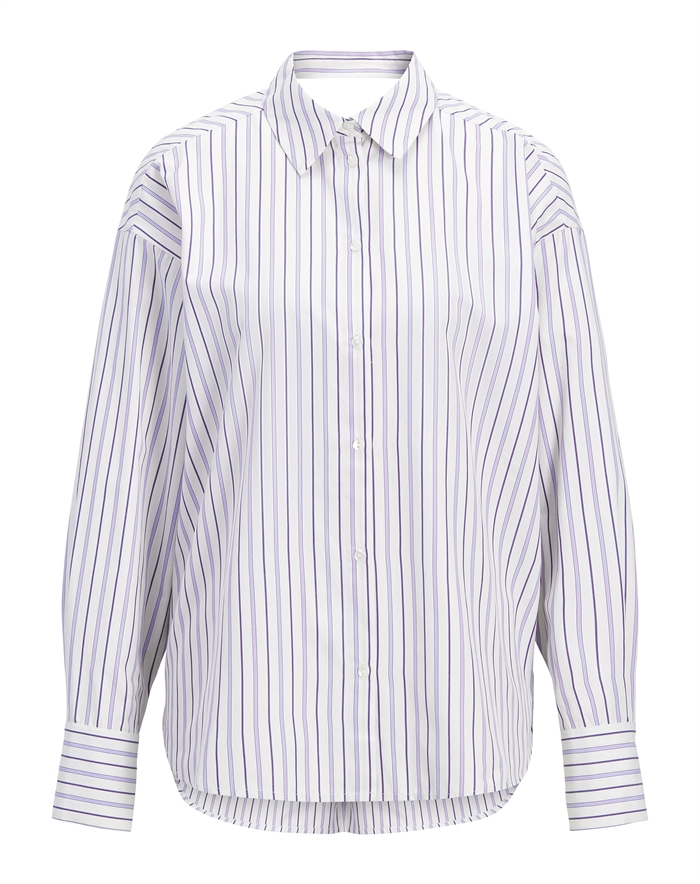  JJXX - JXZola Open Back Skjorte - Petunia Stripes