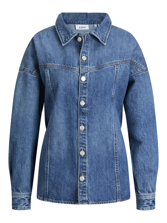 JJXX - JXJamila Denim Skjorte - Medium Blue Denim