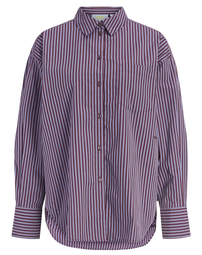 JJXX - JXJamie Relaxed Poplin Skjorte - Winetasting