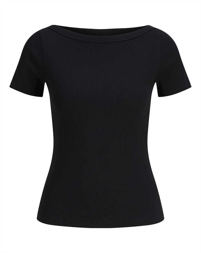 JJXX - JXFifi Boatneck T-shirt - Black 