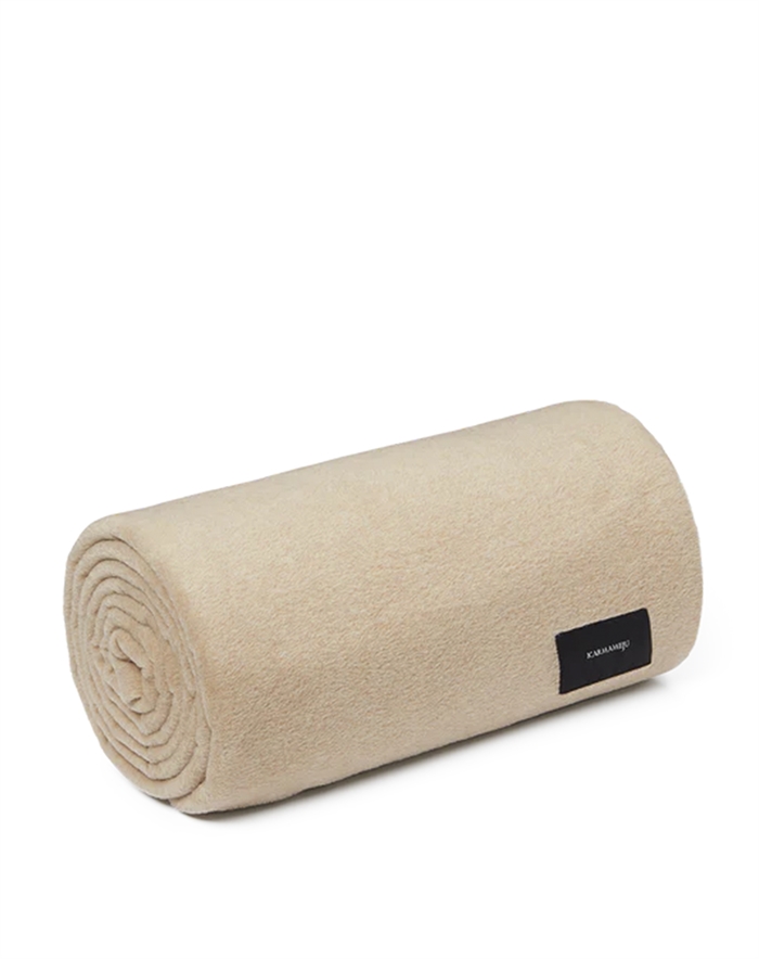 Karmameju - Himalaya Fleecetæppe - Beige