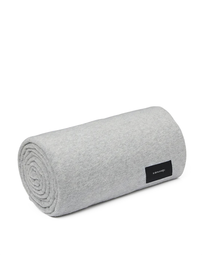 Karmameju - Himalaya Fleecetæppe - Light Grey