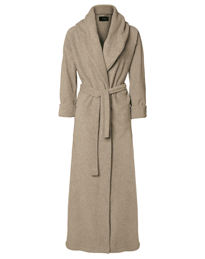 Karmameju - Mount Everest Fleece Badekåbe - Beige