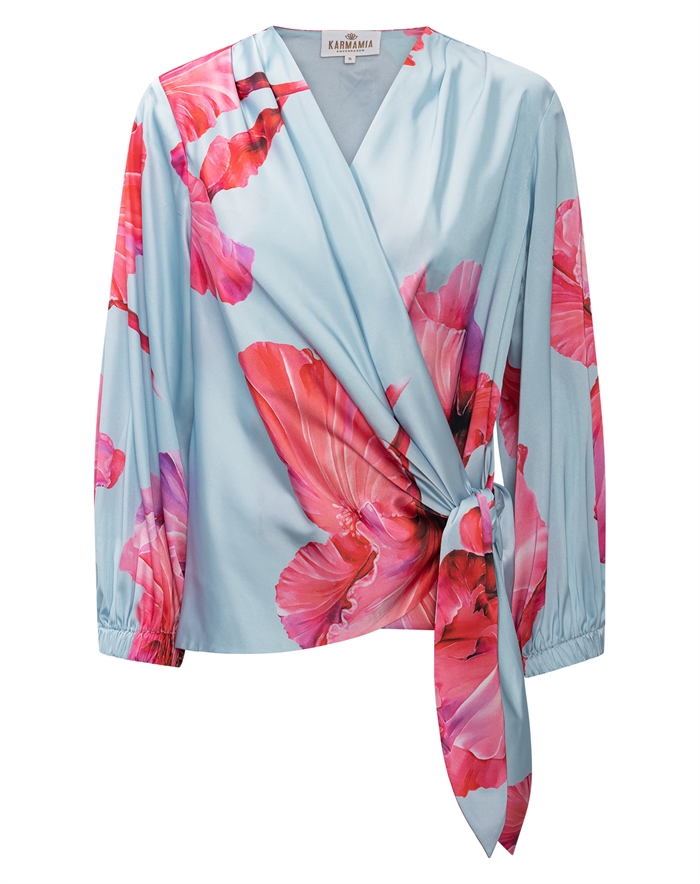 Karmamia Copenhagen - Elena Bluse - Fuchsia Maxi Flower