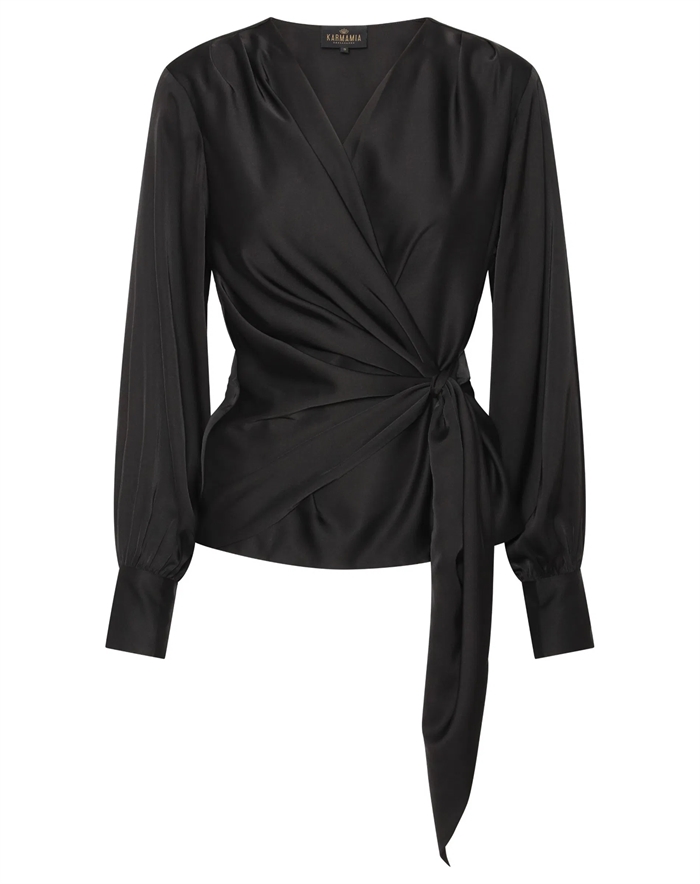 Ines Bluse - Black - Karmamia Copenhagen