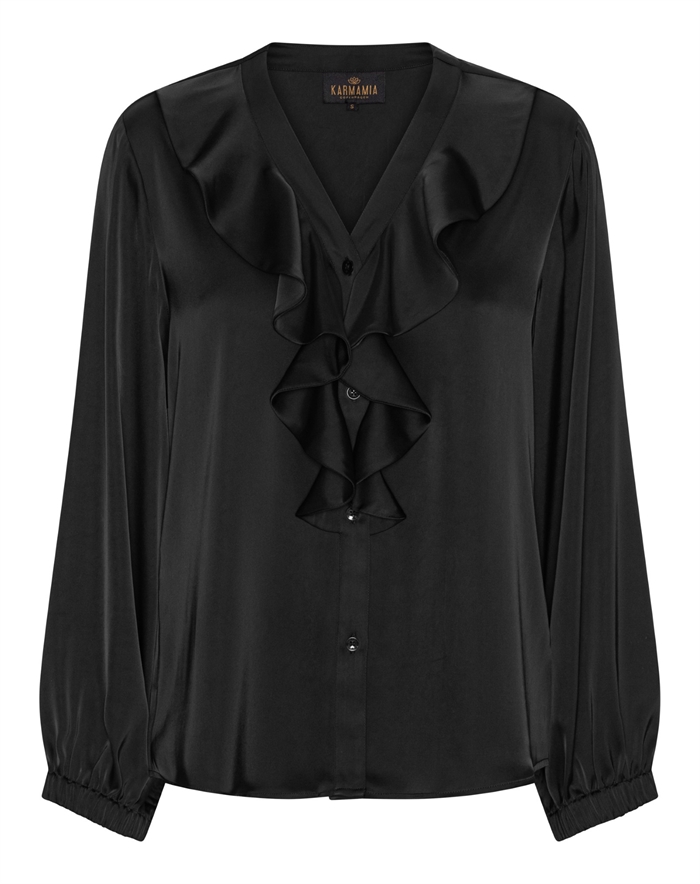  Karmamia Copenhagen - Sophia Bluse - Semi Rich Black