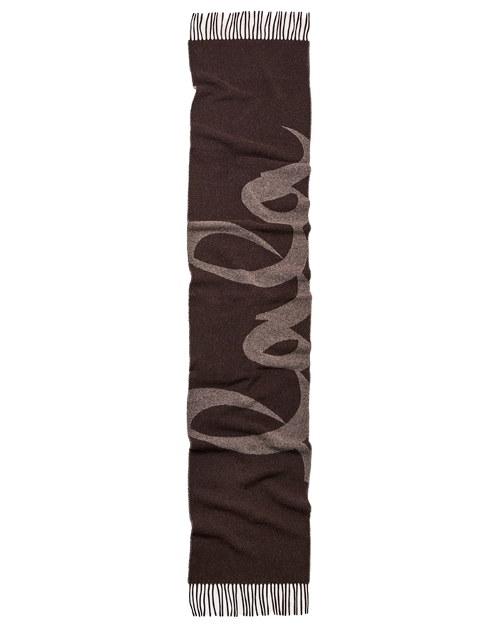 Lala Berlin - Wool Mix Tørklæde - Brown