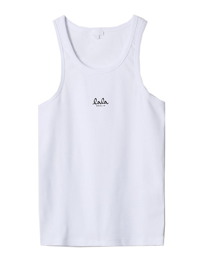 Lala Berlin - Teo Rib Tank Top - White