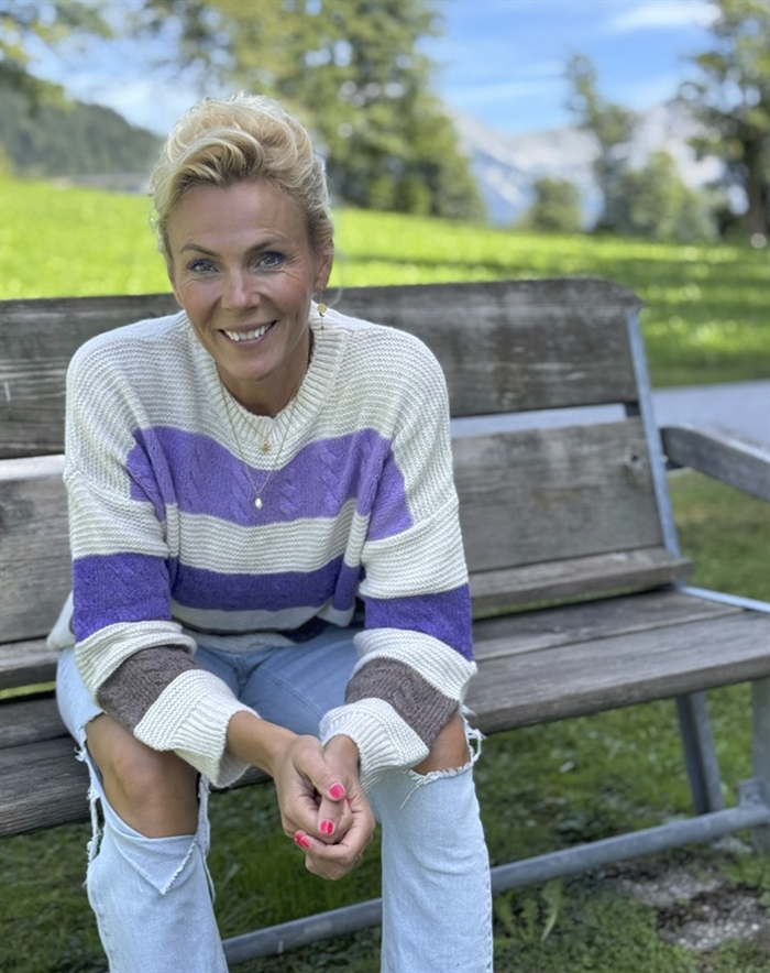 Lene Beier x Lind - LBI Haven Strik - Light Purple