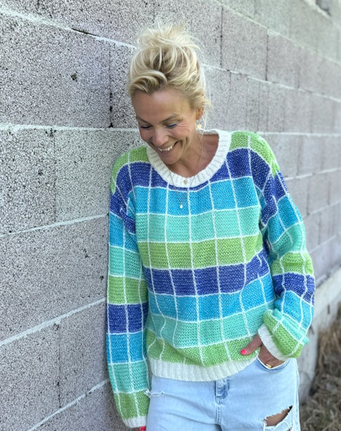 Lene Beier x Lind - LBRo På Strik - Blue