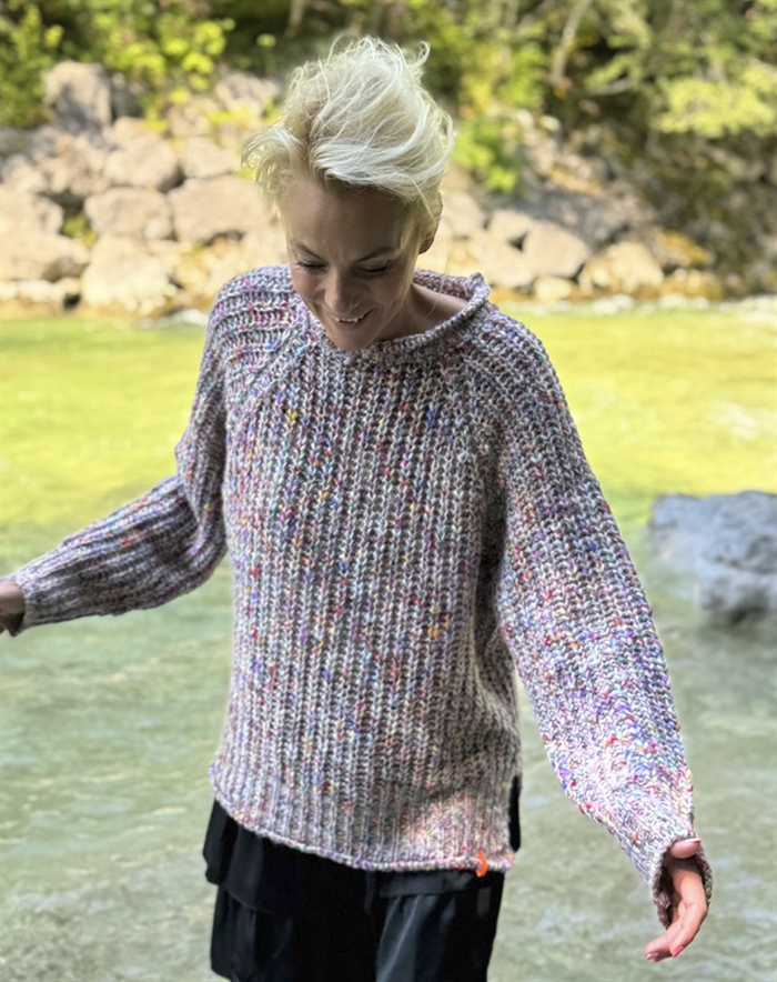 Lene Beier x Lind - LBSommerhus Strik - Multi Color