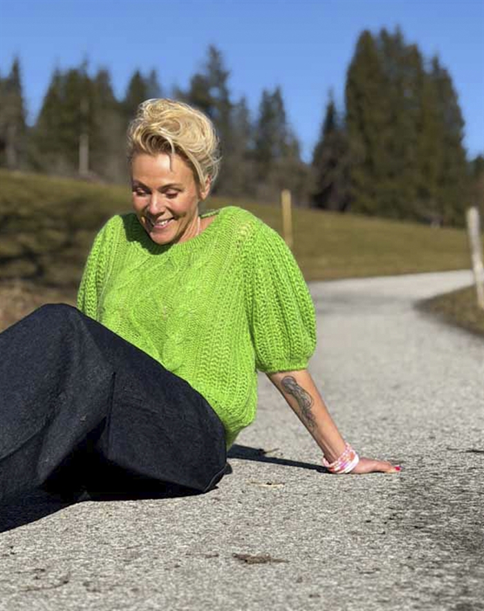 Lene Beier x Lind - LBTulipan Strik - Light Green 