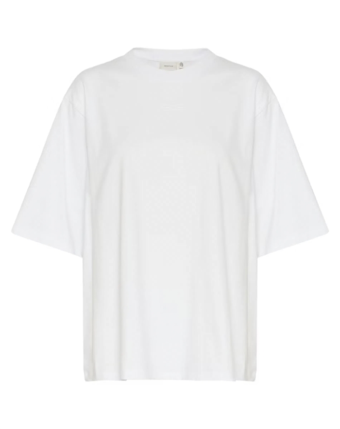Gestuz - GZSimma Emb T-shirt - Bright White
