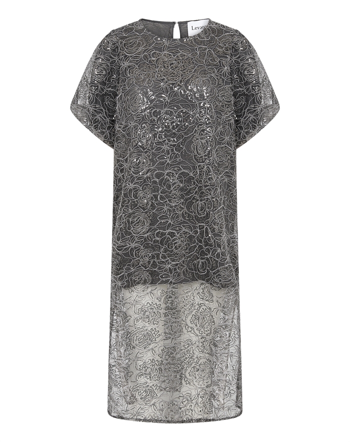 Leveté Room - Karolina 1 Kjole - Black Oyster Combi