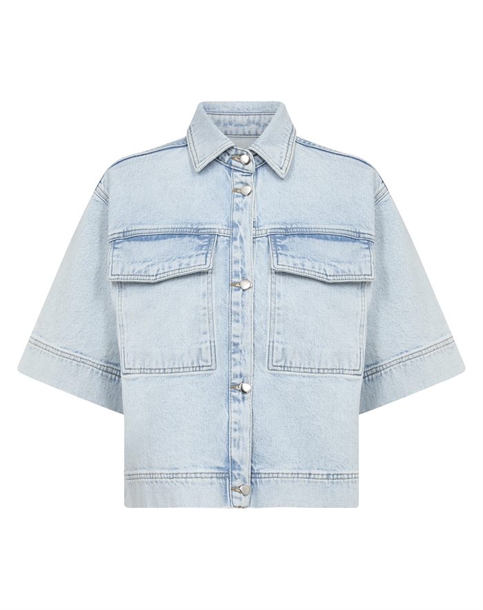 Leveté Room - Kosa 11 Skjorte - Breezy Blue