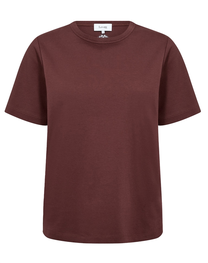 Leveté Room - LR - Paloma 1 T-shirt - Bitter Chocolate