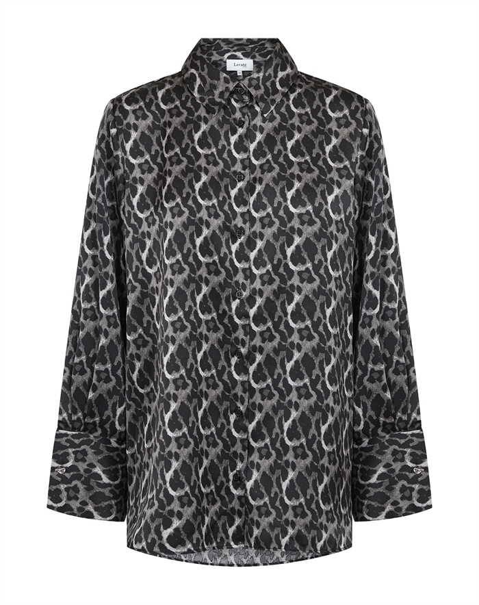 Leveté Room - LR-Ulani 1 Skjorte - Black Grey