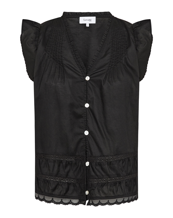 Leveté Room - LR - Rosy 2 Top - Black