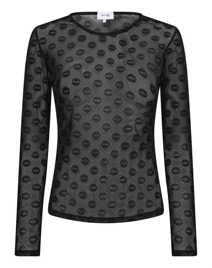 Leveté Room - LR-Tela 1 Bluse - Black Combi