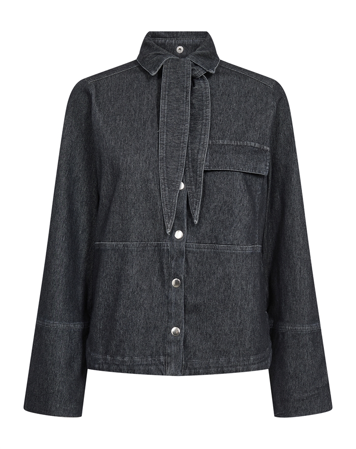 Leveté Room - LR-Titus 2 Skjorte - Mid Blue Denim