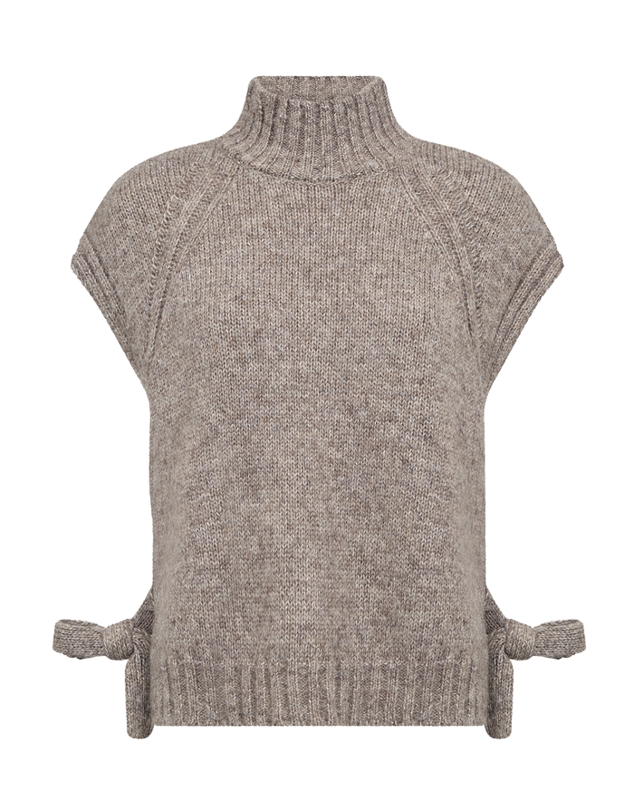 Leveté Room - LR-Toga 3 Strik Vest - Plaza Taupe Melange