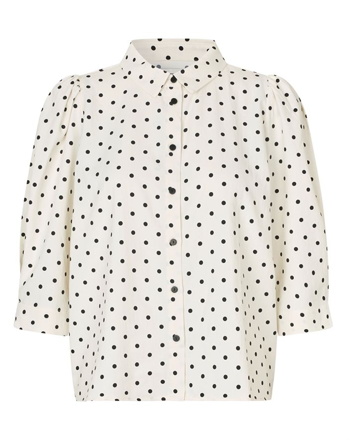 Lollys Laundry - BonoLL Skjorte - Dot Print