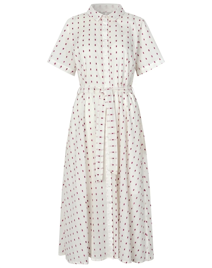 Lollys Laundry - Blake LL Midi Kjole - Creme