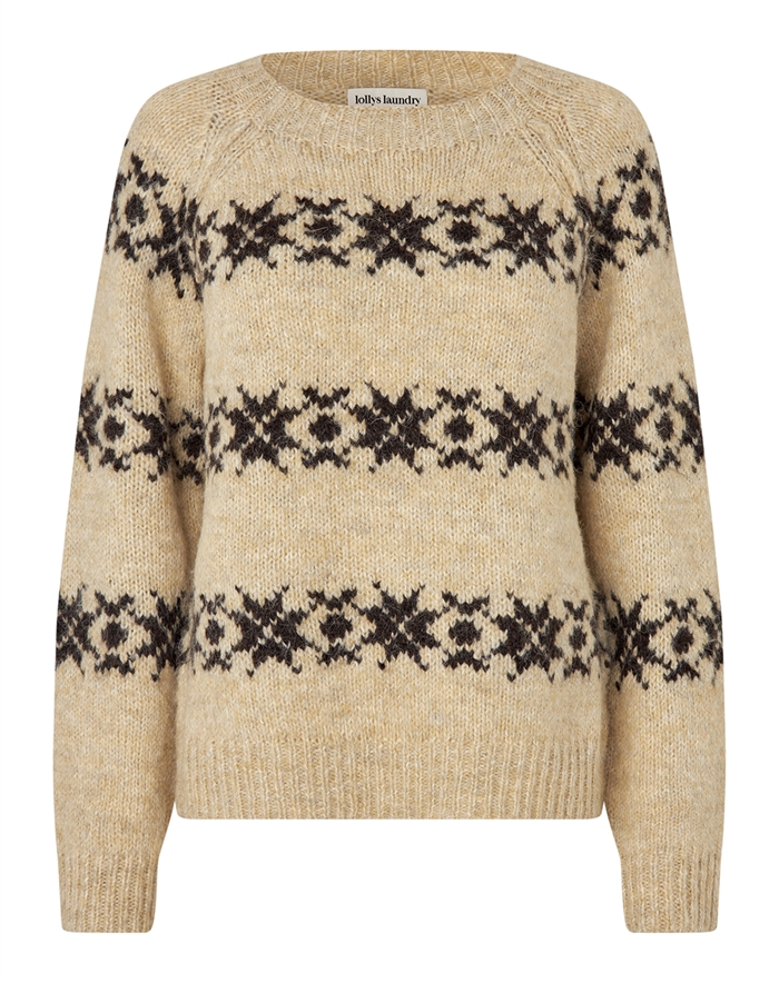Lollys Laundry - LattieLL Strik - Creme 