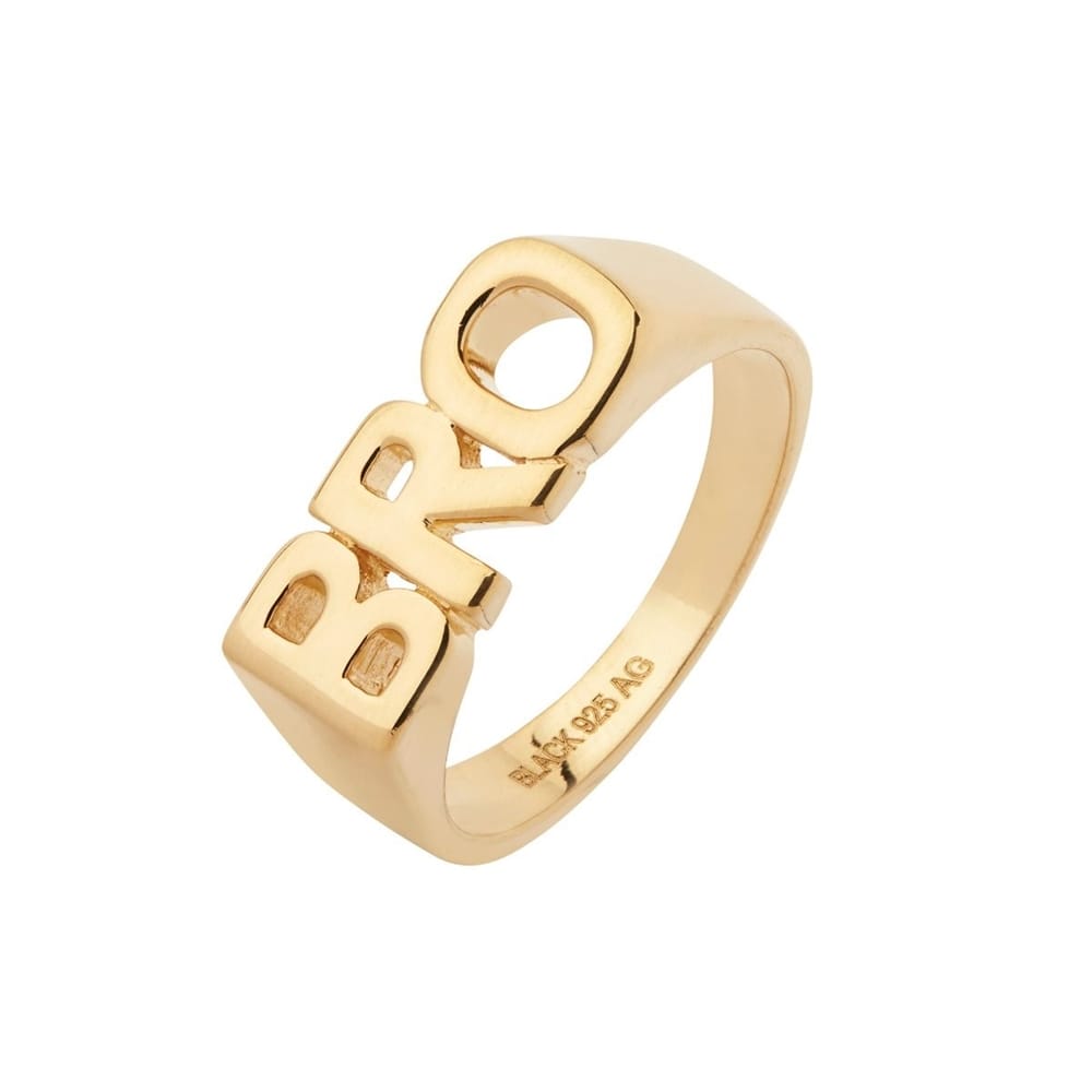 Bro Ring Guld - Shop Black Smykker Hos