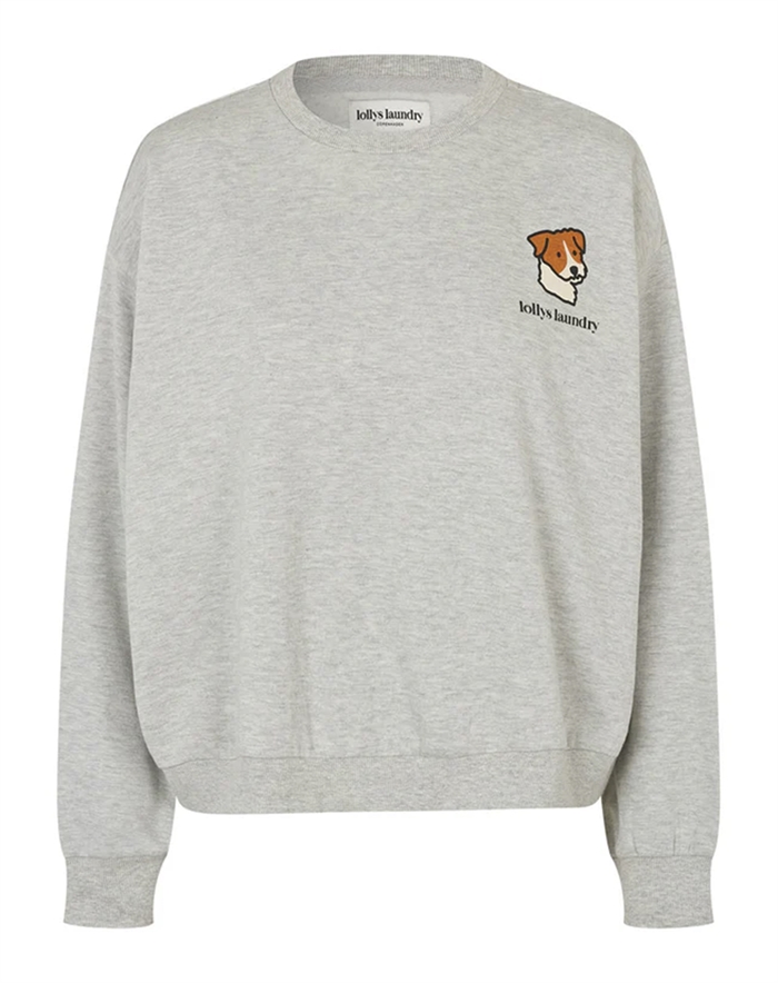 Lollys Laundry - SydneyLL Dog Sweatshirt - Light Grey Melange