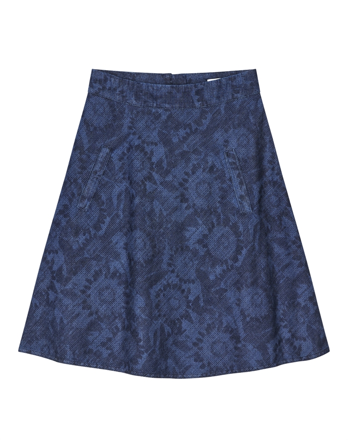 Mads Nørgaard - Lazor Denim Stelly Nederdel - Sunflower