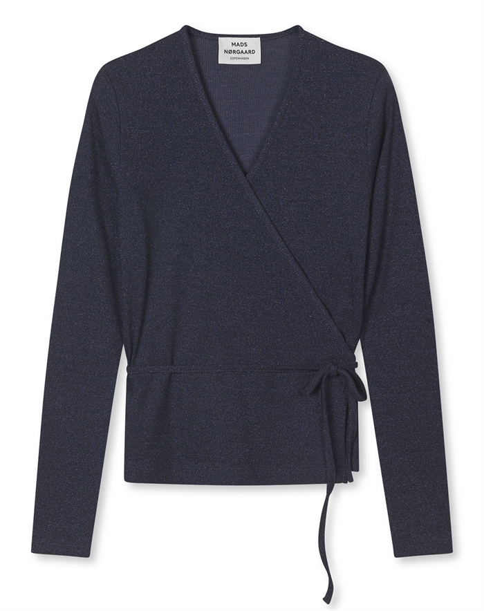  Mads Nørgaard - 2X2 Lurex Susi Bluse - Parisian Night