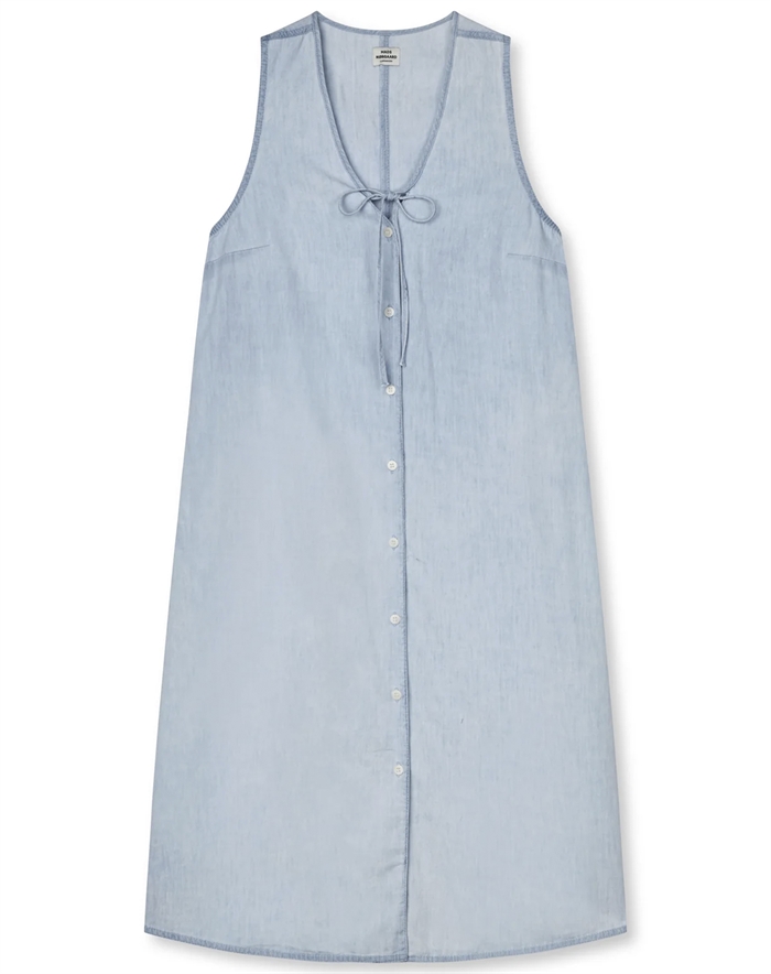 Mads Nørgaard - Air Denim Pauline Kjole - Sunbleached Blue