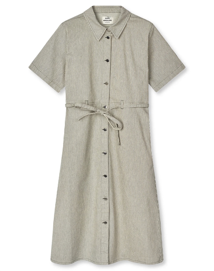 Mads Nørgaard - Bromi Svana Kjole - Four Leaf Clover/Whitecap Grey
