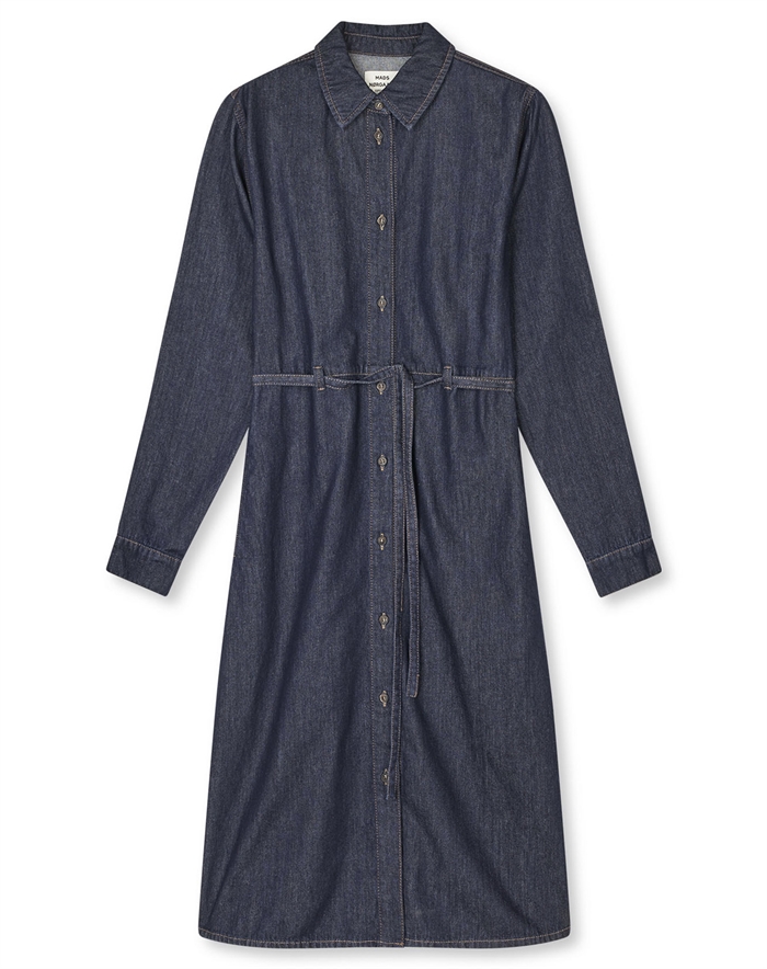 Mads Nørgaard - Cosy Denim Svanli Kjole - Dark Indigo